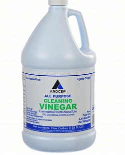 Cleaning with white vinegar