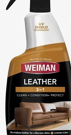 Leather couch cleaning